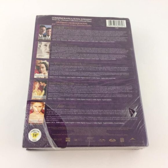 Sealed The Royal Collection DVD Box Set 5 British Movies Films The Queen Vanity - Picture 2 of 11